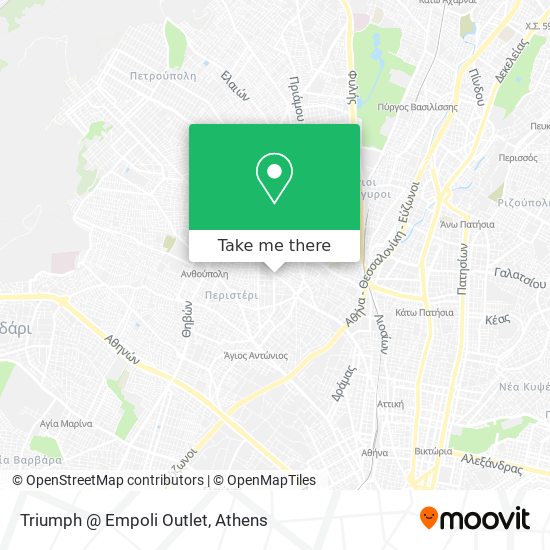 Triumph @ Empoli Outlet map