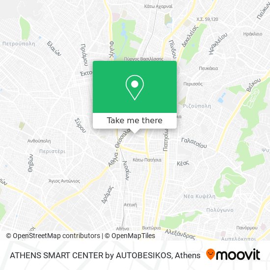 ATHENS SMART CENTER by AUTOBESIKOS map