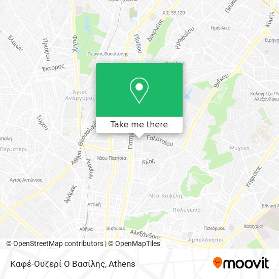 Καφέ-Ουζερί Ο Βασίλης map
