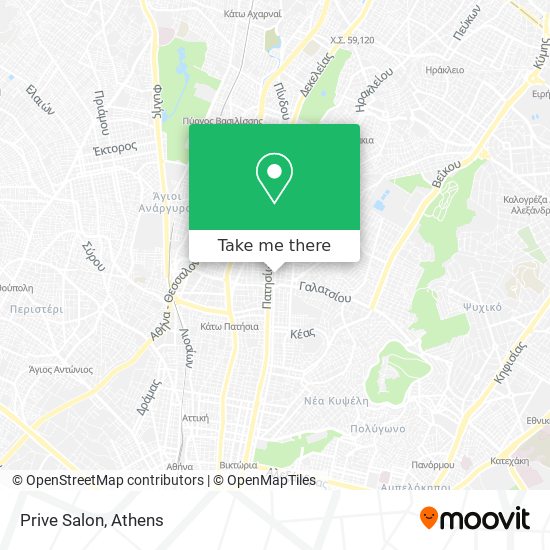 Prive Salon map