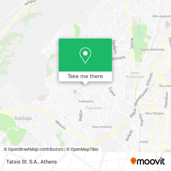 Tatsis St. S.A. map