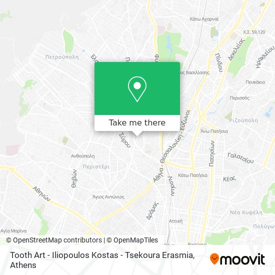 Tooth Art - Iliopoulos Kostas - Tsekoura Erasmia map