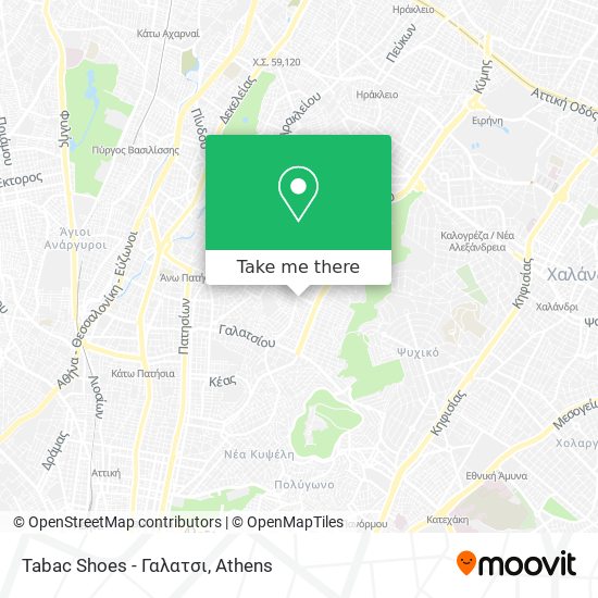 Tabac Shoes - Γαλατσι map