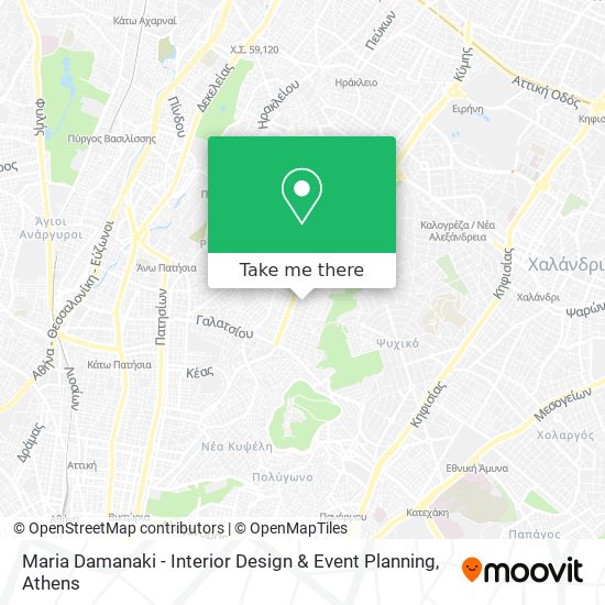 Maria Damanaki - Interior Design & Event Planning map