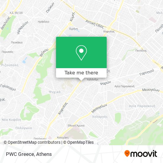 PWC Greece map