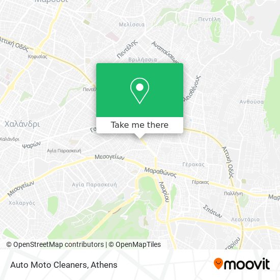 Auto Moto Cleaners map