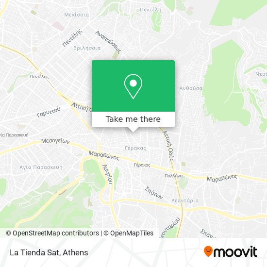 La Tienda Sat map