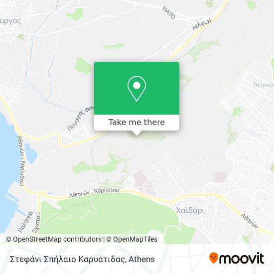 Στεφάνι Σπήλαιο Καρυάτιδας map