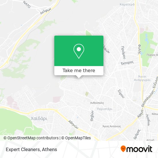 Expert Cleaners map
