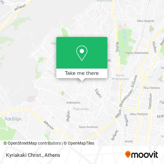 Kyriakaki Christ. map