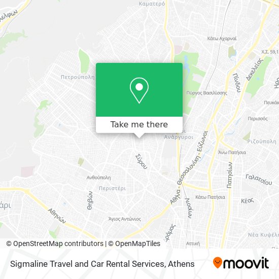 Sigmaline Travel and Car Rental Services map