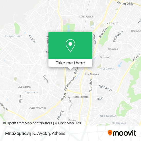 Μπαλαμπανη Κ. Αγαθη map