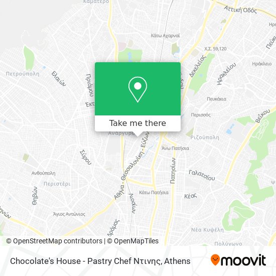 Chocolate's House - Pastry Chef Ντινης map