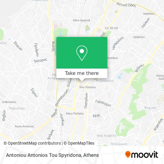 Antoniou Antonios Tou Spyridona map