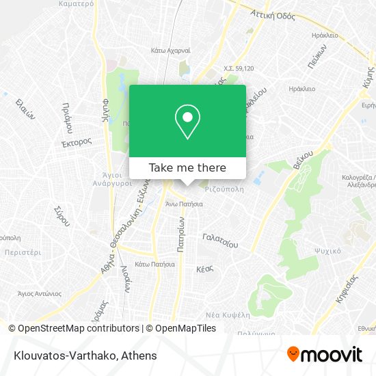 Klouvatos-Varthako map