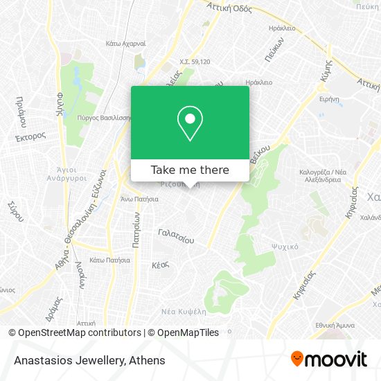 Anastasios Jewellery map