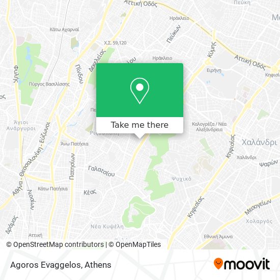 Agoros Evaggelos map