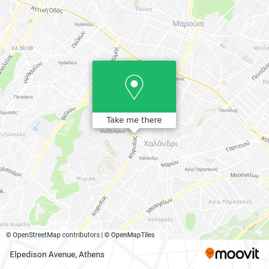 Elpedison Avenue map