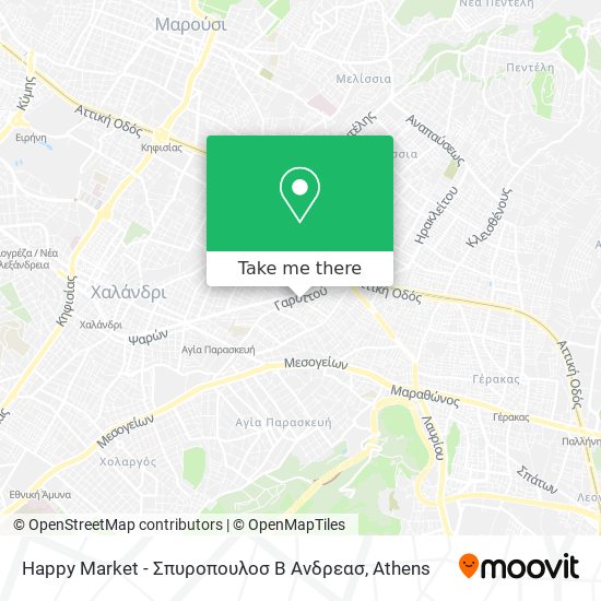 Happy Market - Σπυροπουλοσ Β Ανδρεασ map