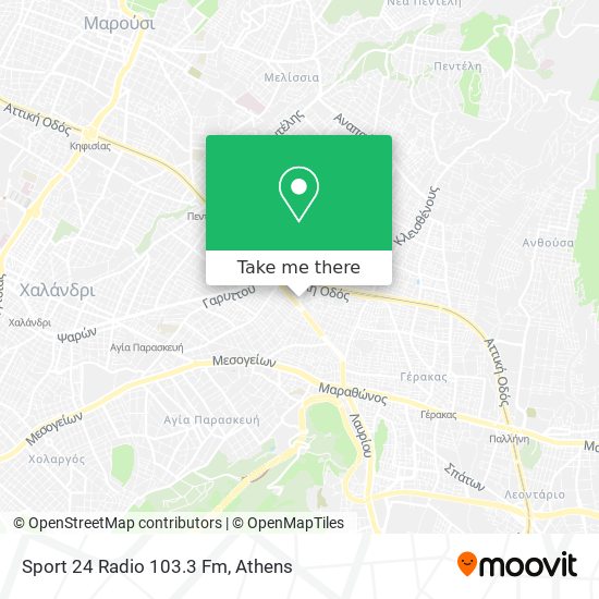 Sport 24 Radio 103.3 Fm map
