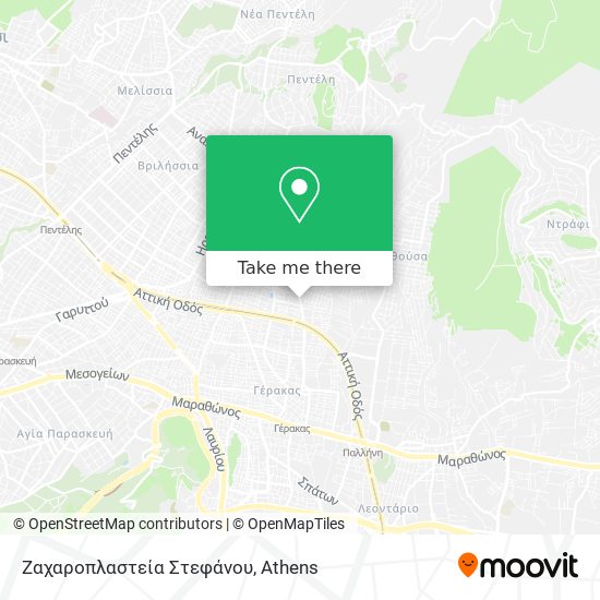 Ζαχαροπλαστεία Στεφάνου map