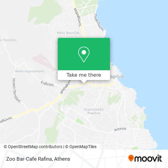 Zoo Bar-Cafe Rafina map