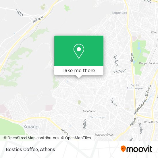 Besties Coffee map