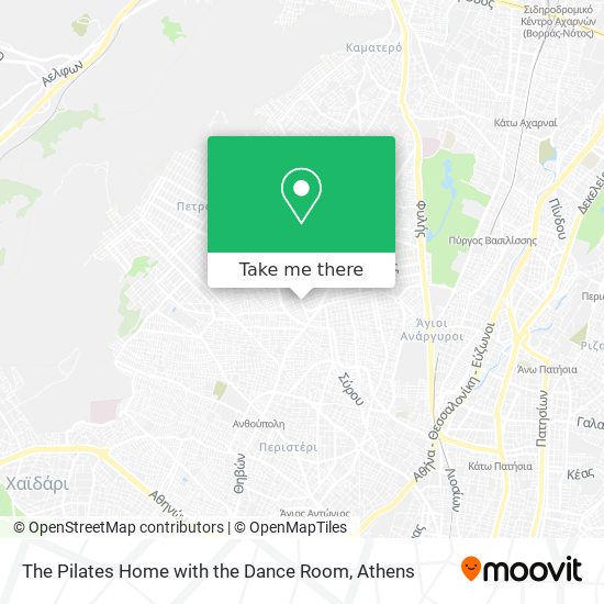 The Pilates Home with the Dance Room map