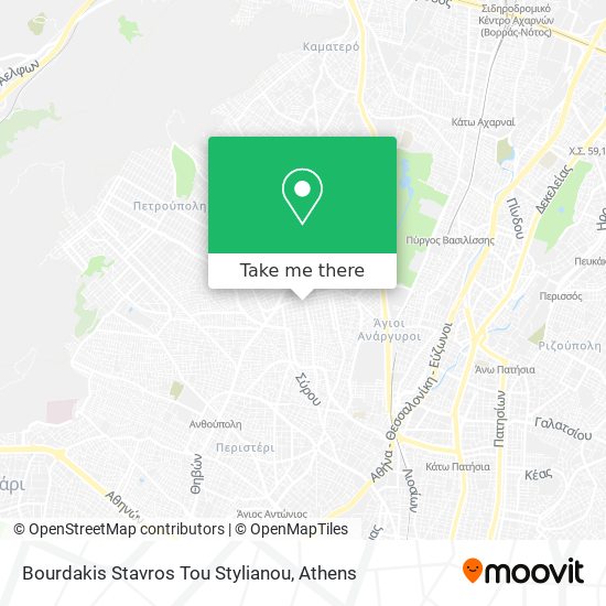 Bourdakis Stavros Tou Stylianou map