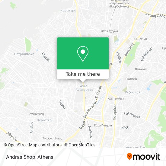 Andras Shop map