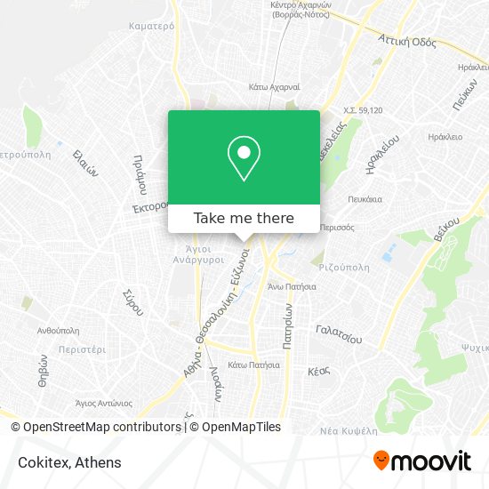 Cokitex map