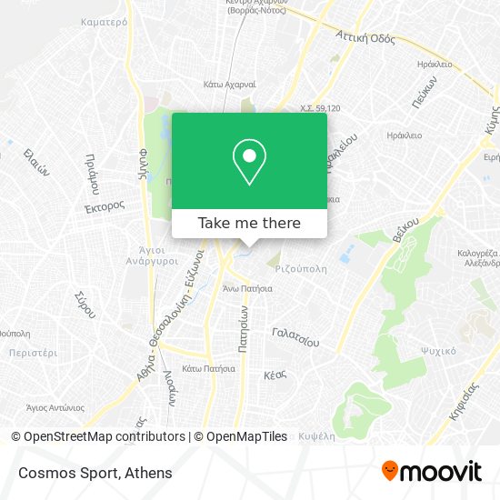 Cosmos Sport map