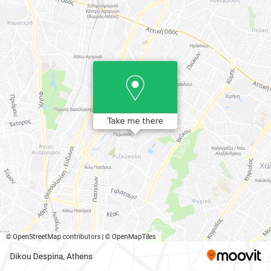 Dikou Despina map