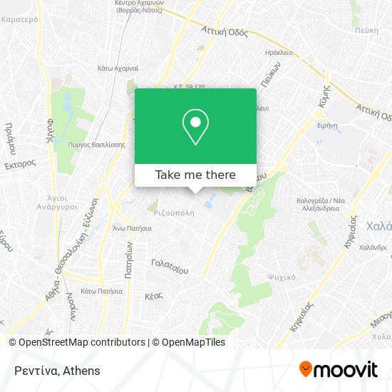 Ρεντίνα map