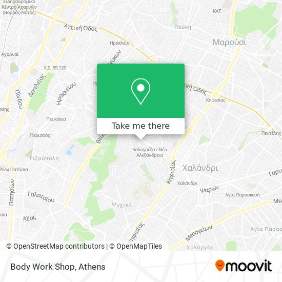 Body Work Shop map