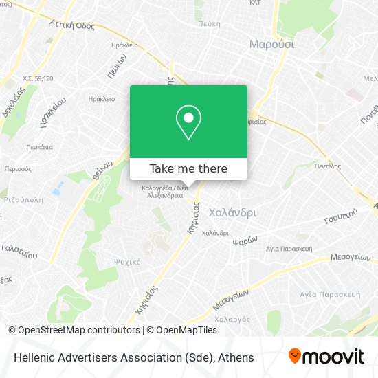 Hellenic Advertisers Association (Sde) map