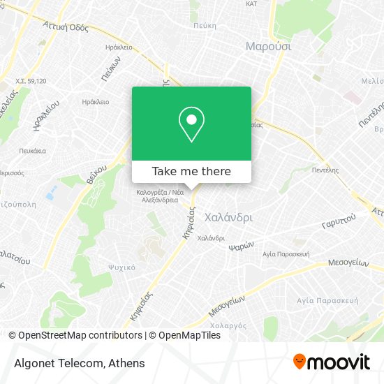 Algonet Telecom map