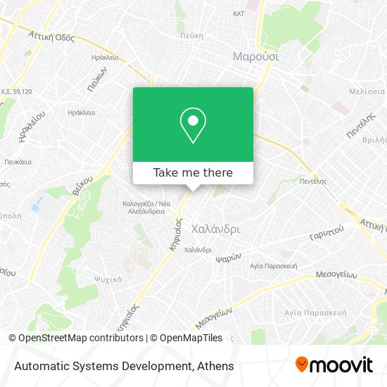 Automatic Systems Development map