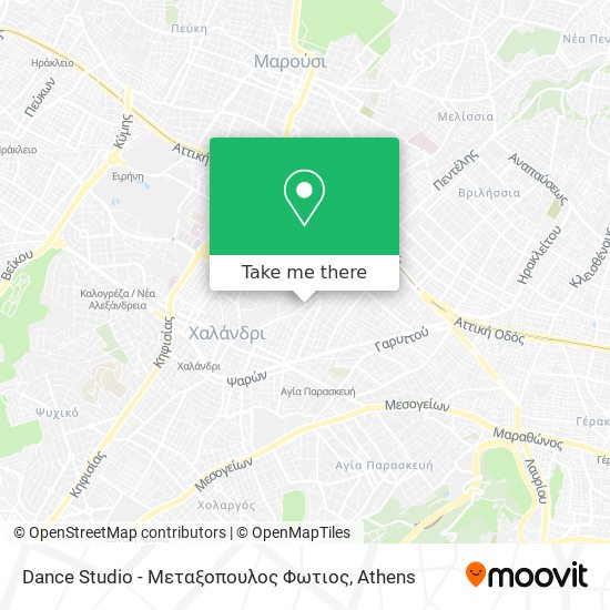 Dance Studio - Μεταξοπουλος Φωτιος map