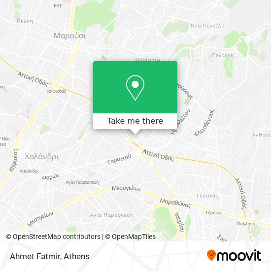 Ahmet Fatmir map
