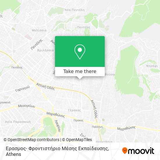 Έρασμος- Φροντιστήριο Μέσης Εκπαίδευσης map