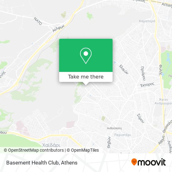 Basement Health Club map