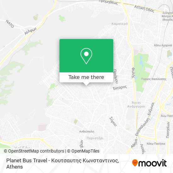 Planet Bus Travel - Κουτσαυτης Κωνσταντινος map