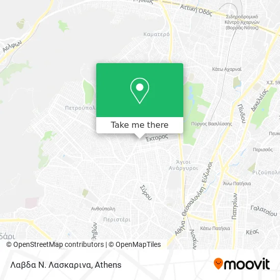 Λαβδα Ν. Λασκαρινα map