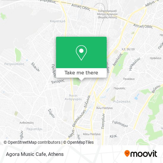 Agora Music Cafe map