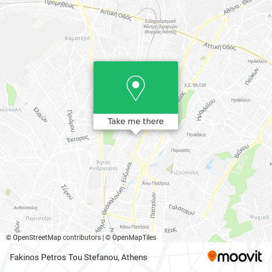 Fakinos Petros Tou Stefanou map