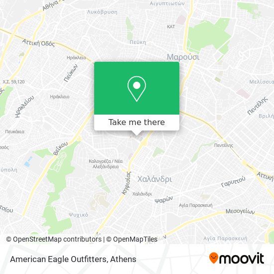 American Eagle Outfitters map