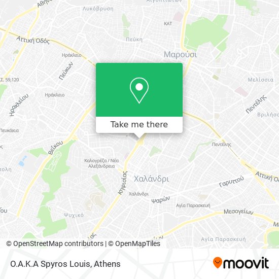 O.A.K.A Spyros Louis map