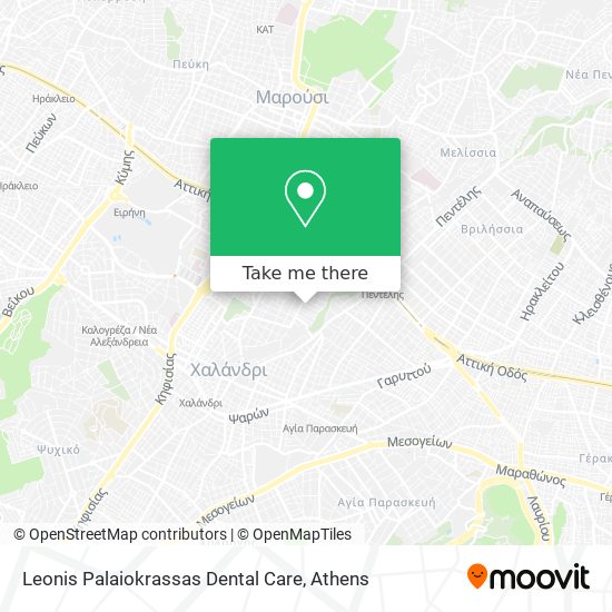 Leonis Palaiokrassas Dental Care map