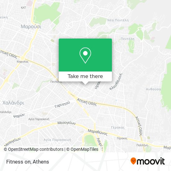 Fitness on map